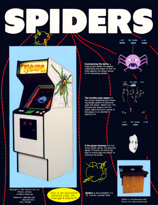Spiders (set 1) MAME2003Plus Game Cover